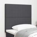LED Kopfteil Dunkelgrau 80 cm Cordstoff