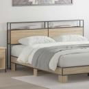 Stauraum-Kopfteil Sonoma Eiche 180 cm Holzwerkstoff