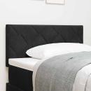 LED Kopfteil Schwarz 100 cm Stoffbezogene Polsterung
