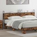 Stauraum-Kopfteil Räuchereiche 180 cm Holzwerkstoff