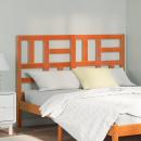 Bett Kopfteil Wachsbraun 145.5 x 4 x 104 cm Massivholz Kiefer