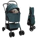 Faltbarer Haustierwagen Grün 81 x 47 x 99 cm Oxford Stoff