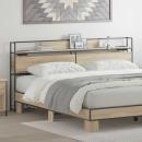 Stauraum-Kopfteil Sonoma Eiche 180 cm Holzwerkstoff
