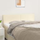 Kopfteile 2 Stk. Creme 72x5x78/88 cm Kunstleder