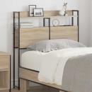 Stauraum-Kopfteil Sonoma Eiche 75 cm Holzwerkstoff