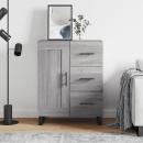 Sideboard Grau Sonoma 69,5x34x90 cm Holzwerkstoff