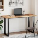 Tischplatte Rechteckig 140x60x2 cm Massivholz Akazie
