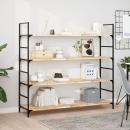 Schweberegale 2 Stk. 160x40x2 cm Massivholz Akazie Unbehandelt