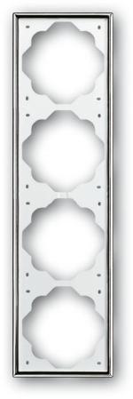 ARDEBO.de Busch-Jaeger 1724-726 Abdeckrahmen 4-fach Rahmen, Busch Impuls, Chroma (2CKA001754A4136)