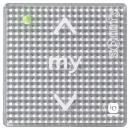 ARDEBO.de Somfy Smoove 1 IN io Silver Shine Funk-Wandsender, silber (1811095)