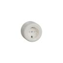 ARDEBO.de Elso WDE015876 Steckdose mit Berührungsschutz, weiß