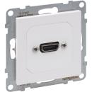 ARDEBO.de Legrand SEANO HDMI 1.3 Anschlusseinheit vorverdrahtet, inkl. Kabel mit Länge: 15 cm, wird inkl. Abdeckung geliefert, ultraweiß (765188)