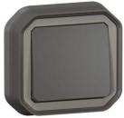 ARDEBO.de Legrand Plexo New Feuchtraum-Unterputz Wechselschalter 10 AX, Steckklemmen (SL), IP 55, anthrazit (069881L)