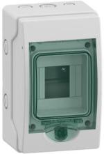 ARDEBO.de Schneider Electric Kaedra Mureva Enclosure Mini-Kleinverteiler, 4 TE, IP65, hellgrau (13441)