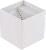 ARDEBO.de EVN CUBE LED Wandleuchte, 2-flmg. (up + down), IP54, 220-240V, 2x6W, 3000K, 2x400lm, weiß (L54120102RE)