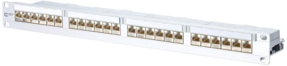 ARDEBO.de Metz Connect E-DAT C6A 24 Port Patchfeld 1HE LSA modular (130856C-E)