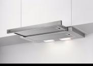 ARDEBO.de AEG DPB3622S Extractor 3000 Flachschirmhaube, 60 cm breit, 330 m³/h, LED-Beleuchtung, Drucktasten, Edelstahl