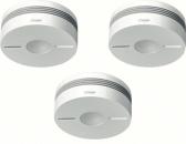 ARDEBO.de Hager TG553A Funk-Rauchwarnmelderset Komfort Q, 3xTG550A, IR Alarmstopp, weiß
