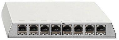 ARDEBO.de Rutenbeck PP-Cat.6A iso-8 Ap rw, 10 Gigabit-Patchpanel, geschirmt, Aufputz, für Tisch-/Wandmontage, REG-Montage mit Hutschienenadapter, 8 RJ45-Steckbuchsen, reinweiß (23611108)