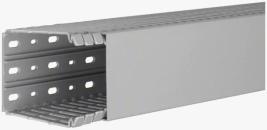 ARDEBO.de Hager BA7100080 Verdrahtungskanal 100x80x2000mm, steingrau