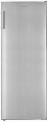 ARDEBO.de Exquisit KS320-V-H-040D Stand Vollraumkühlschrank, 54,5 cm breit, 242 L, LED Beleuchtung, Edelstahloptik