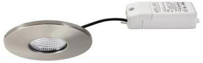 ARDEBO.de Brumberg LED-Einbaudownlightset IP44, rund, nickel (39253153)