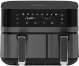 ARDEBO.de ProfiCook PC-FR 1295 H Doppel-Heißluft-Fritteuse, 2700 W, 8 Automatikprogramme, schwarz/Edelstahl