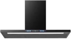 ARDEBO.de Wolkenstein WT3-90A++BR Wandhaube, 90 cm breit, 540,60 m³/h, LED Beleuchtung, 5 Leistungsstufen, schwarz