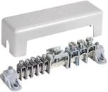 ARDEBO.de Dehn PAS AH RK 5X25 3X8.10 1XFL30 Potentialausgleichschiene mit Abdeckung, 5x 2,5-25mm², 3x16-95mm², 1x Fl 30x4mm (563020)