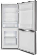ARDEBO.de PKM KG117ESAZ Kühl-Gefrierkombination, 47 cm breit, 117 L, regelbares Thermostat, silber