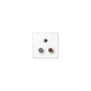 ARDEBO.de Jung MACD1011WW Cinch Audio / Miniklinke 3,5 mm, alpinweiß