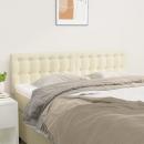 Kopfteile 2 Stk. Creme 72x5x78/88 cm Kunstleder