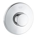 ARDEBO.de GROHE Pneumatik-Betätigung, Druckknopfbetätigung mit Rosette Ø 100 mm, ohne Abdeckplatte, chrom (37060000)