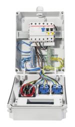 ARDEBO.de - Wandverteiler Worms Eingang M 25 oben, FI