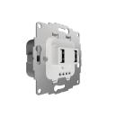 ARDEBO.de - 2USB UP-Einsatz chargeUP TAE 19 W, 3,8 A, reinweiß glänzend