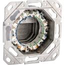 ARDEBO.de - Moduldose TV /1x Cat 6A MHz 10GigaBit 50x50mm,reinweiß