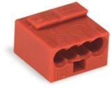 ARDEBO.de - WAGO-Micro-Klemmen 4x0,8qmm Farbe: rot