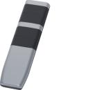 ARDEBO.de - Funk-Fernbedienung mit 2 Doppelwippen, Oberseite alu