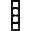 ARDEBO.de - OPUS-FUSION G-Rahmen 4-f., sw Glas, schwarz/schwarz