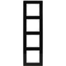 ARDEBO.de - OPUS-FUSION G-Rahmen 4-f., sw Glas, schwarz/weiß