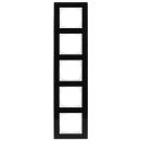 ARDEBO.de - OPUS-FUSION G-Rahmen 5-f., sw Glas, schwarz/weiß