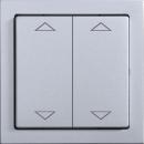 ARDEBO.de - W-Sender, 4-f, Pfeil, al-si Busch Jaeger alu-silber