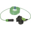 ARDEBO.de - Verl. H07BQ-F 3G2,5 5m grün VG-3-f.Kupplung + VG-Stecker