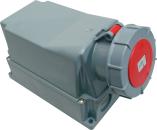 ARDEBO.de - CEE-WD 125A,5p.6h, 400V, IP67 rot, ohne Pilotkontakt