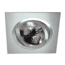 ARDEBO.de - Alu-Einbaustrahler Quadrat Deluna,für Kardanlautsprecher