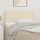Kopfteil Creme 80x5x78/88 cm Kunstleder