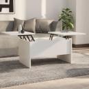 Couchtisch Weiß 80x50x42,5 cm Holzwerkstoff