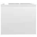 Couchtisch Hochglanz-Weiß 80x50x42,5 cm Holzwerkstoff