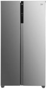 ARDEBO.de Beko GNO5323XPN Stand Side-by-Side Kombination, 91 cm breit, 532 L, NoFrost, Eco-Funktion, Urlaubsmodus, LED Illumination, Edelstahl