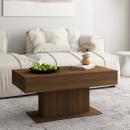 Couchtisch Braun Eichen-Optik 96x50x45 cm Holzwerkstoff